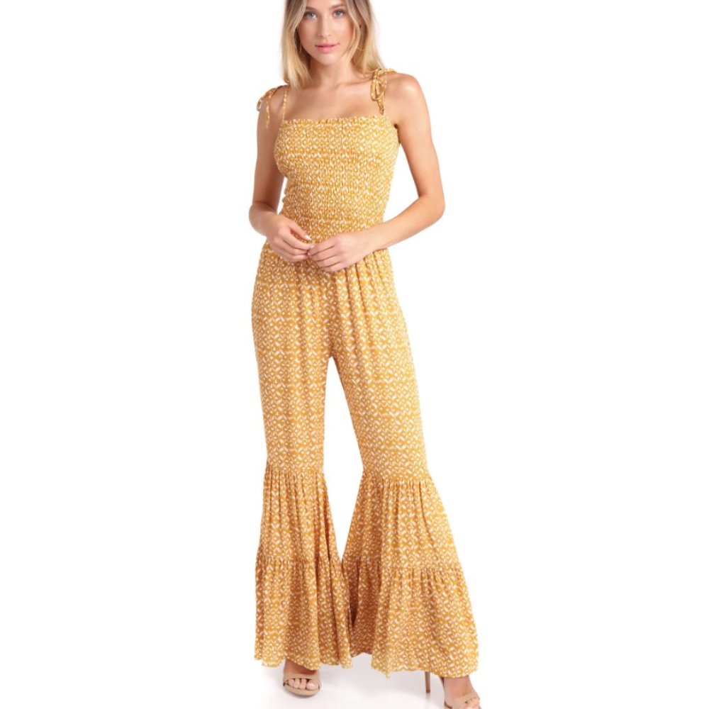 Yellow Summer Jumpsuit